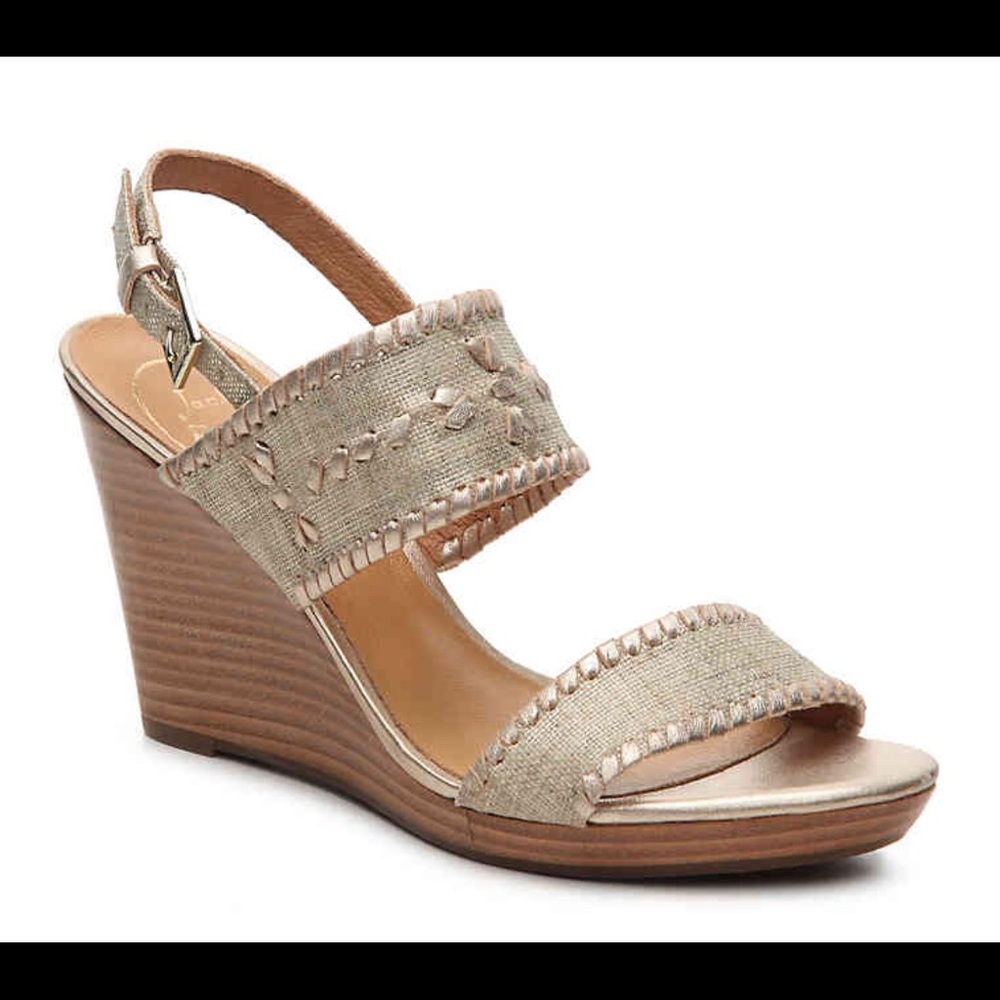 JACK ROGERS VANESSA WEDGE SANDAL- size 8.5